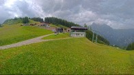 Archiv Foto Webcam Ladurns Gondelbahn Bergstation 13:00