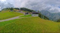 Archiv Foto Webcam Ladurns Gondelbahn Bergstation 13:00