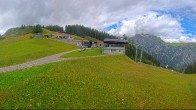 Archiv Foto Webcam Ladurns Gondelbahn Bergstation 13:00