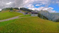 Archiv Foto Webcam Ladurns Gondelbahn Bergstation 15:00