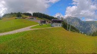 Archiv Foto Webcam Ladurns Gondelbahn Bergstation 13:00