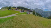 Archiv Foto Webcam Ladurns Gondelbahn Bergstation 13:00