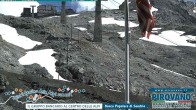 Archiv Foto Webcam Stilfser Joch: Blick auf die Gondel 15:00