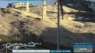 Archiv Foto Webcam Stilfser Joch: Blick auf die Gondel 19:00
