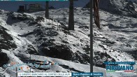 Archiv Foto Webcam Stilfser Joch: Blick auf die Gondel 13:00