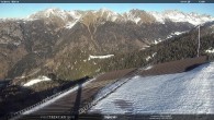 Archived image Webcam middle station alp Lusia, Trentino 13:00