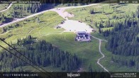 Archiv Foto Webcam Funivia Col Margherita 1874m. ü.NN. 17:00