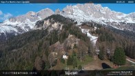 Archiv Foto Webcam Bergstation des Sesselliftes Pian Pecei-Pra Martin 07:00