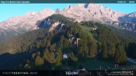 Archiv Foto Webcam Bergstation des Sesselliftes Pian Pecei-Pra Martin 05:00