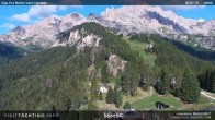 Archived image Webcam Top station of the Pian Pecei-Pra Martin chair lift 07:00