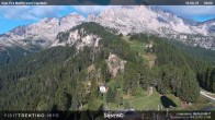 Archived image Webcam Top station of the Pian Pecei-Pra Martin chair lift 14:00