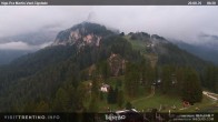 Archived image Webcam Top station of the Pian Pecei-Pra Martin chair lift 06:00