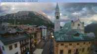 Archiv Foto Webcam Corso Italia - Cortina d'Ampezzo 19:00