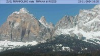 Archiv Foto Webcam Tofana di Rozes (3.225 m) 09:00