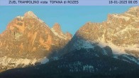 Archiv Foto Webcam Tofana di Rozes (3.225 m) 07:00