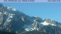 Archiv Foto Webcam Tofana di Rozes (3.225 m) 13:00