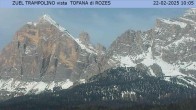 Archiv Foto Webcam Tofana di Rozes (3.225 m) 09:00