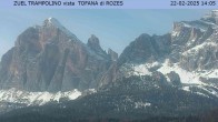 Archiv Foto Webcam Tofana di Rozes (3.225 m) 13:00