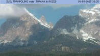 Archiv Foto Webcam Tofana di Rozes (3.225 m) 09:00
