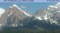 Archiv Foto Webcam Tofana di Rozes (3.225 m) 11:00
