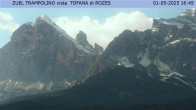 Archiv Foto Webcam Tofana di Rozes (3.225 m) 17:00