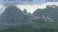 Archiv Foto Webcam Tofana di Rozes (3.225 m) 11:00
