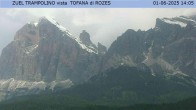 Archiv Foto Webcam Tofana di Rozes (3.225 m) 13:00