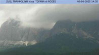 Archiv Foto Webcam Tofana di Rozes (3.225 m) 13:00