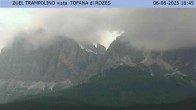 Archiv Foto Webcam Tofana di Rozes (3.225 m) 17:00