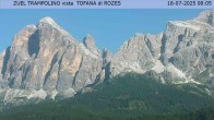 Archiv Foto Webcam Tofana di Rozes (3.225 m) 07:00