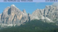 Archiv Foto Webcam Tofana di Rozes (3.225 m) 07:00