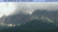 Archiv Foto Webcam Tofana di Rozes (3.225 m) 13:00