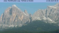 Archiv Foto Webcam Tofana di Rozes (3.225 m) 07:00