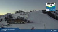 Archived image Webcam Großarl - Bergstation 6er Sesselbahn Harbach 07:00