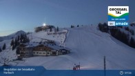 Archived image Webcam Großarl - Bergstation 6er Sesselbahn Harbach 06:00