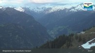 Archiv Foto Webcam Großarl - Bergstation 6er Sesselbahn Harbach 02:00
