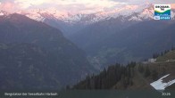 Archiv Foto Webcam Großarl - Bergstation 6er Sesselbahn Harbach 02:00