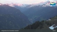 Archived image Webcam Großarl - Bergstation 6er Sesselbahn Harbach 20:00