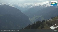 Archived image Webcam Großarl - Bergstation 6er Sesselbahn Harbach 08:00