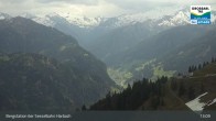 Archived image Webcam Großarl - Bergstation 6er Sesselbahn Harbach 12:00
