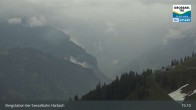 Archived image Webcam Großarl - Bergstation 6er Sesselbahn Harbach 14:00