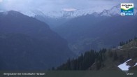 Archiv Foto Webcam Großarl - Bergstation 6er Sesselbahn Harbach 04:00
