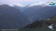 Archiv Foto Webcam Großarl - Bergstation 6er Sesselbahn Harbach 02:00