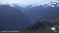 Archiv Foto Webcam Großarl - Bergstation 6er Sesselbahn Harbach 04:00