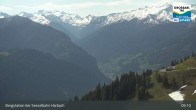 Archiv Foto Webcam Großarl - Bergstation 6er Sesselbahn Harbach 08:00