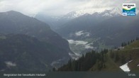 Archiv Foto Webcam Großarl - Bergstation 6er Sesselbahn Harbach 07:00