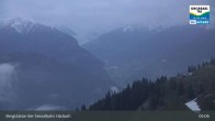Archived image Webcam Großarl - Bergstation 6er Sesselbahn Harbach 04:00