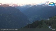 Archiv Foto Webcam Großarl - Bergstation 6er Sesselbahn Harbach 02:00