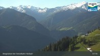 Archiv Foto Webcam Großarl - Bergstation 6er Sesselbahn Harbach 06:00