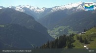 Archiv Foto Webcam Großarl - Bergstation 6er Sesselbahn Harbach 08:00